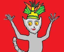  My attempt at drawing king Julien