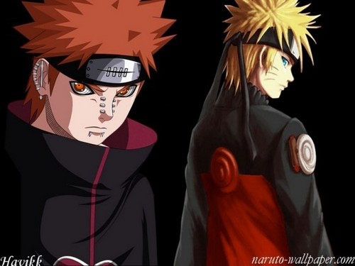  Pain and Naruto