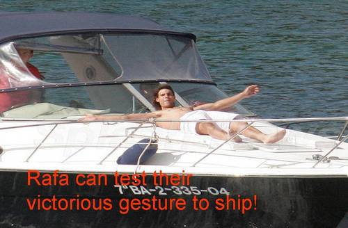  Rafa can test their matagumpay gesture to ship!