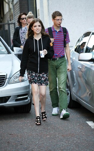 Anna in London with Michael Cera
