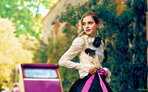  Emma Watson Portrait দেওয়ালপত্র