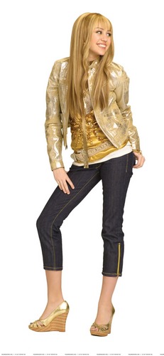  Hannah Montana 2 season Photoshoot (Golden Outfit) High Quality