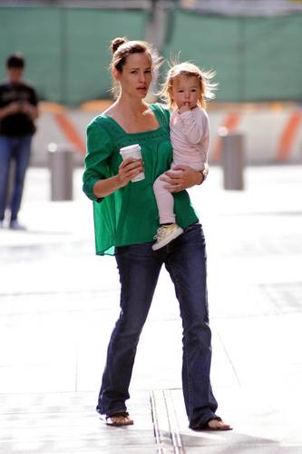 Jen out and about in NYC with Seraphina!