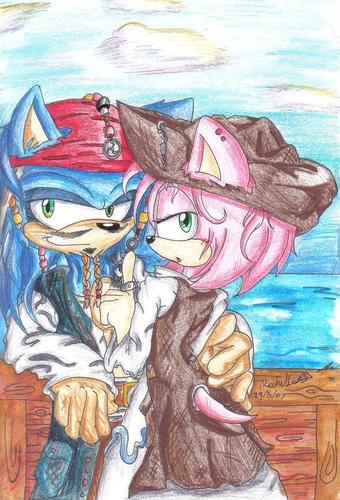  Pirates sonic and amy