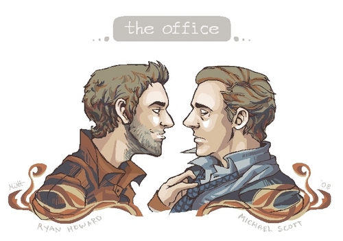  Ryan and Michael Office art