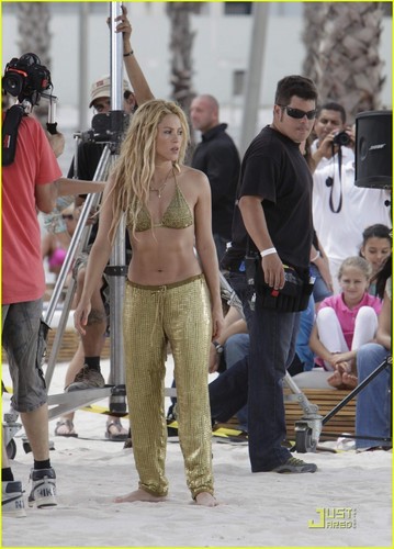  Shakira May Be Fined For Musica Video Shoot heh lol she's gorgeous