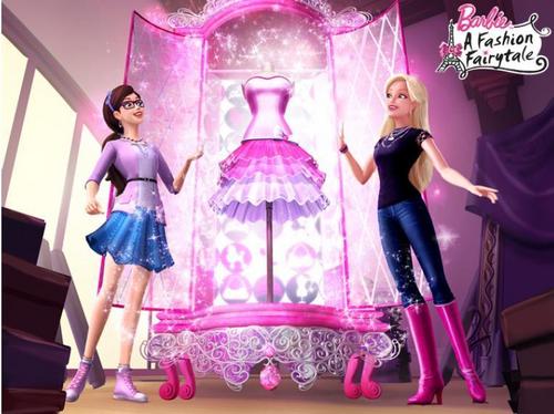  búp bê barbie A Fashion Fairytale- Glitterizer
