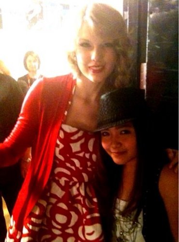  Charice with the lovely Taylor veloce, swift :) <3