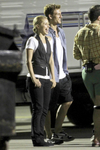  Dianna on set {With her new BF?!}