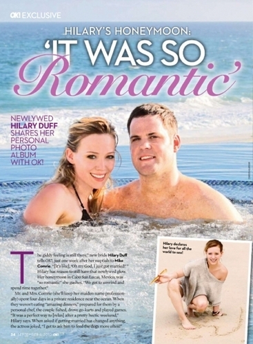  Hilary & Mike's Honeymoon in OK Magazine
