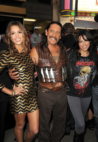  Jessica Alba, Danny Trejo & Michelle Rodriguez @ Machete Premiere - 2010