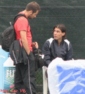  Nadal and his loyal Doctor gif