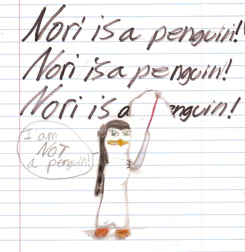  Nori is a penguin!