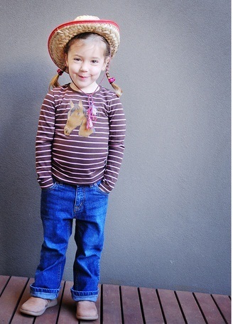  Renesmee dressed up as a cowgirl