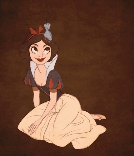 Snow White with a Bird in Her Hair