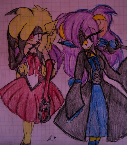  .:Gift:. Rimako and Mina in গথ দেশীয় lolita! :D