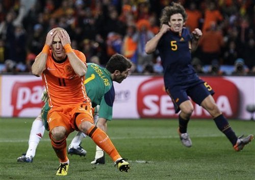  Arjen Robben Final WM 2010 Spain - Netherlands