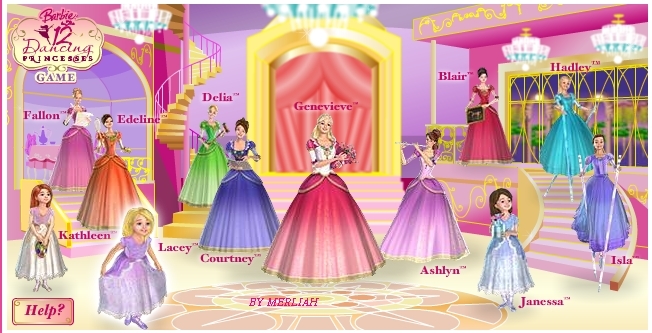 barbie et les douzes princesses