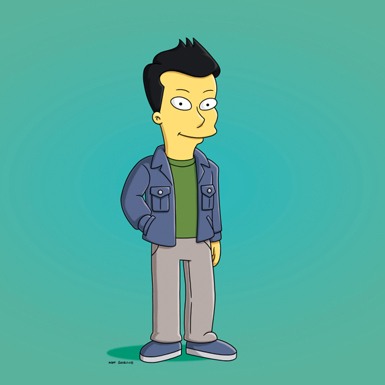  Cory Monteith on The Simpsons