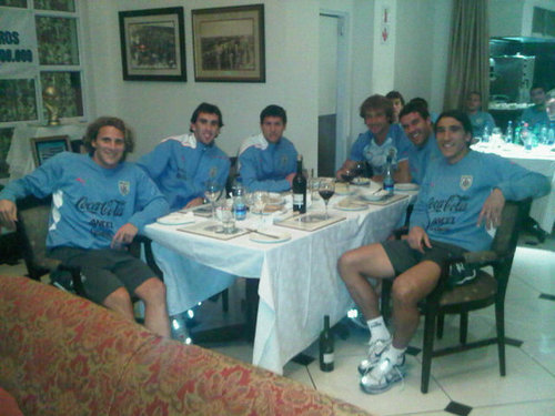  Diego Forlan and the Football Team from Uruguay