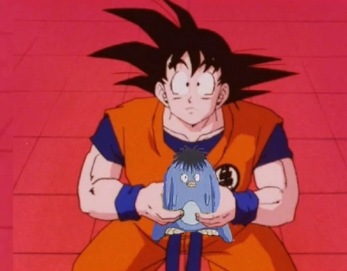 Goku and pou