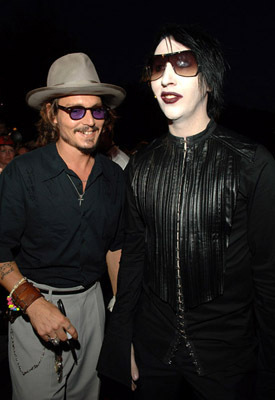  Johnny Depp,Marilyn Manson