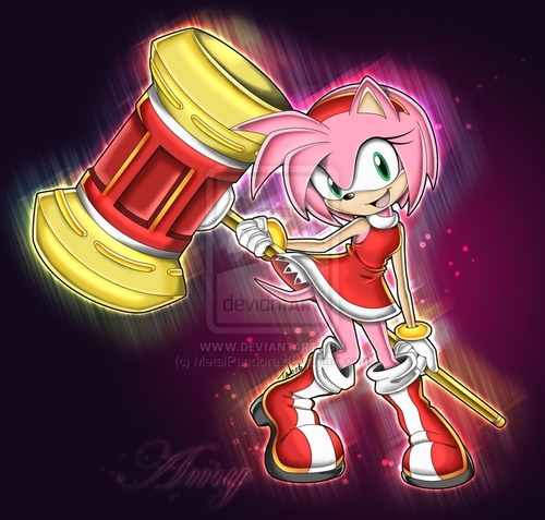 Amy Rose, newest edition to the Freedom Fighters!