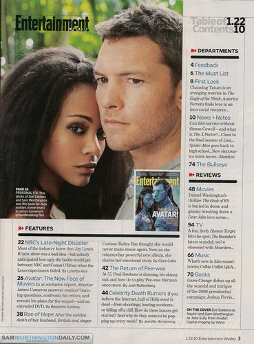  Avatar in Entertainment Weekly
