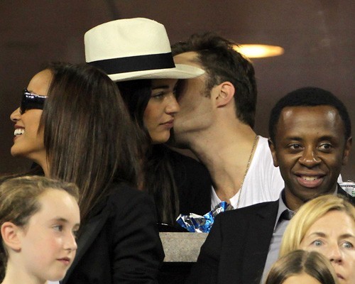  Ed Westwick and Jessica Szohr at the US Open (September 1)
