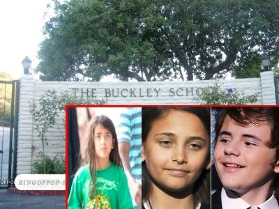  Filhos de Michael Jackson vão para escola The Buckley School, em San Fernando.