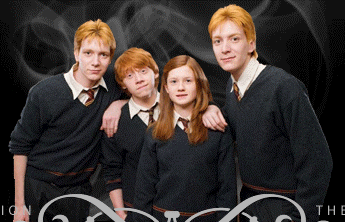  Fred,Ron,Ginny and George Weasley
