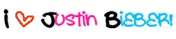  I Liebe Justin Bieber ! < 3