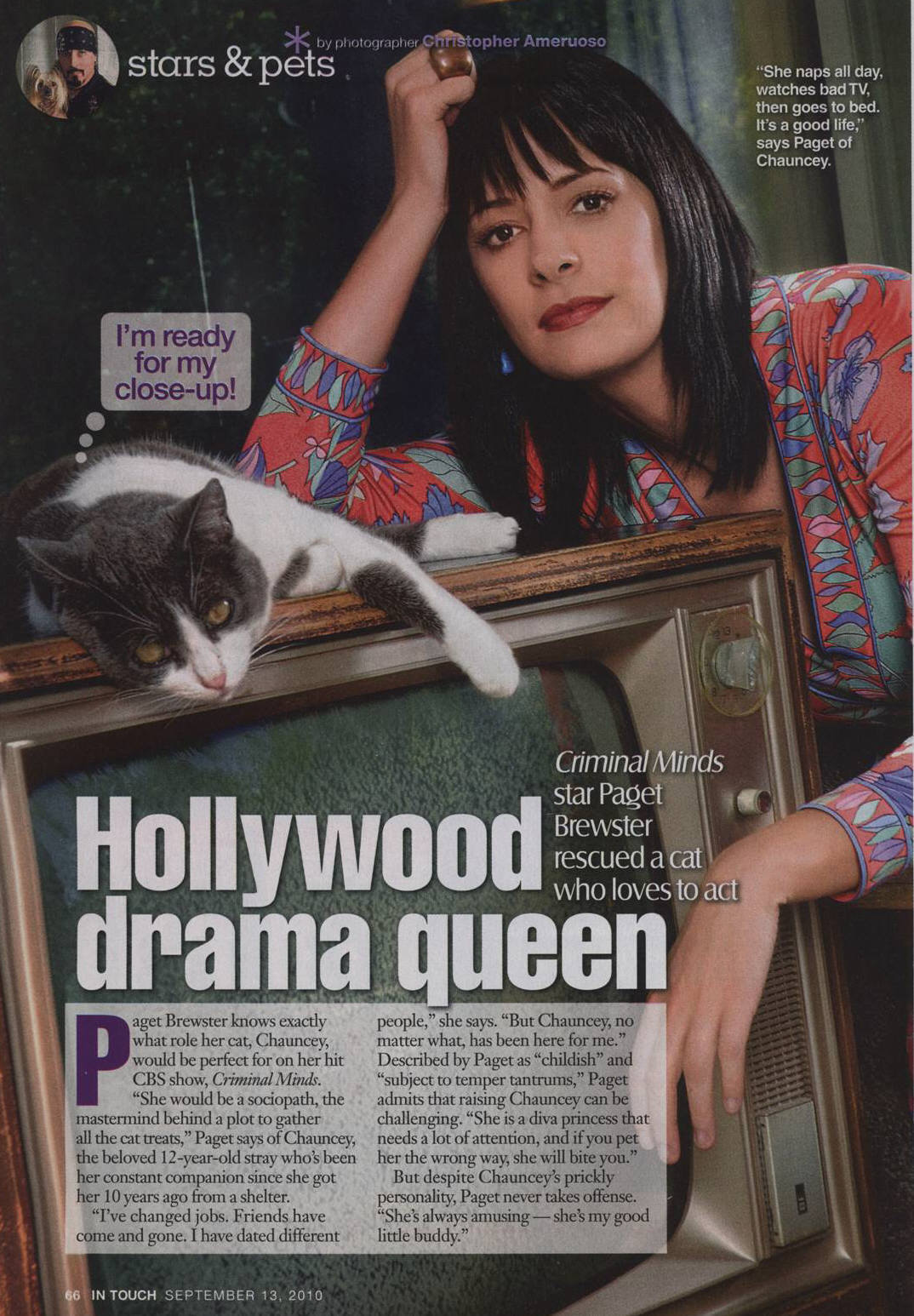 Paget and her Cat
