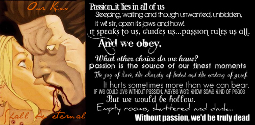  Passion...