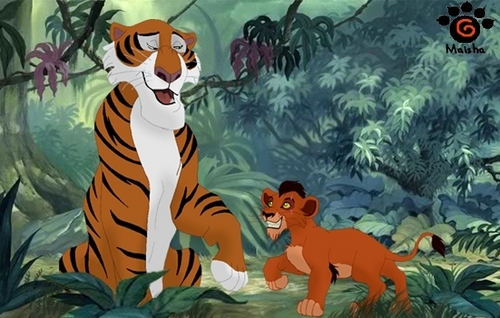  Shere Khan and young Scar