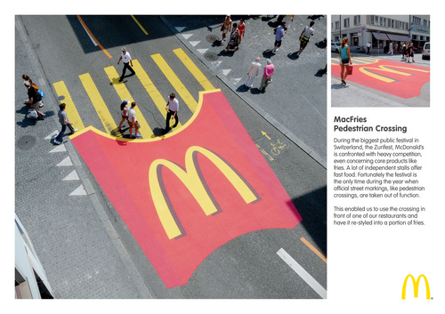 McDonald's: MacFries Pedestrian Walking