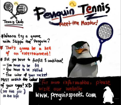  पेंगुइन टेनिस