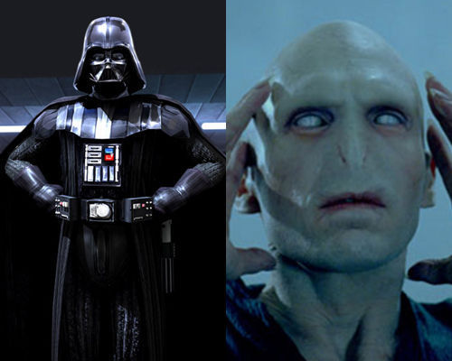  Vader and Voldemort headshots