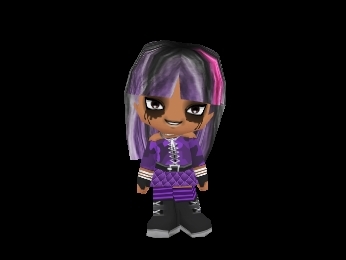 this is my powerpunk girl bleed or goth or emo 