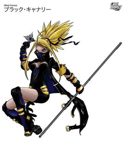  Anime Black Canary Redesign