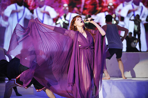  Florence + the Machine rehearses at the Nokia Theater for the 2010 音乐电视 VMAs
