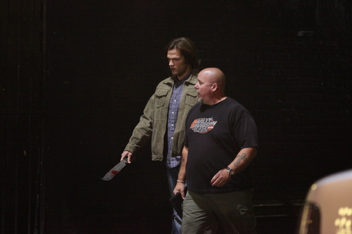  Jared At The Set Of Supernatural