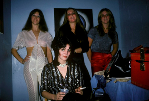  Joan, Jackie, Lita & Sandy Backstage @ CBGB - 1976