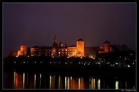  Krakow سے طرف کی night, Poland