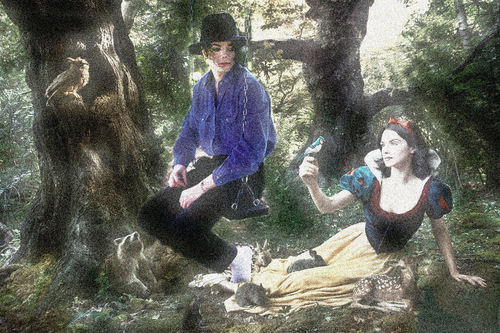  Michael And Snow White Photoshop Art