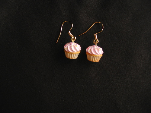  Miniature cupcake earrings