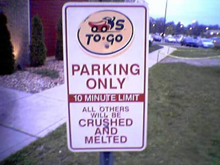  No Parking!