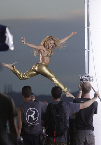  Shakira Films a Musik Video 3
