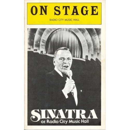  Theatre program from Frank Sinatra at Radio City música Hall (1978)