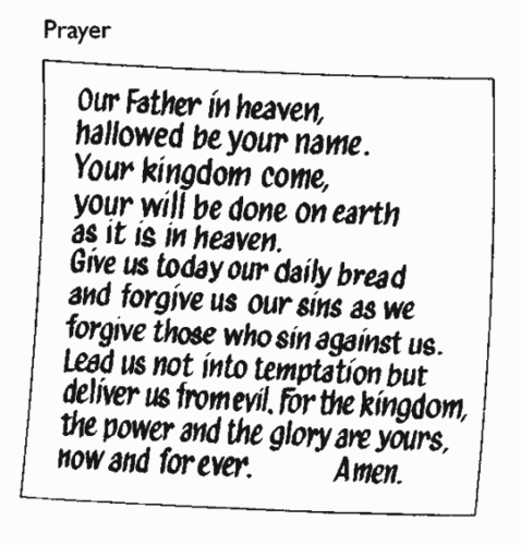 lord's prayer